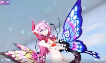 3DMMD金髮昆蟲無盡裸體熱舞