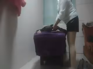 【光頭強探花】專攻足浴按摩大胸熟女按摩放鬆後發紅包同意啪啪69口交怒射一炮爽了