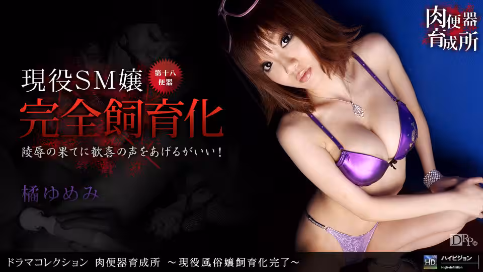 1pon _ 橘ゆめみ 肉便器育成所 〜現役風俗嬢飼育化完了〜