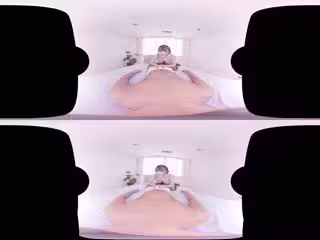 #TB3D 網タイツの色白お姊さんのおっぱいを揉んで騎乘位で腰振りしてくれるVR