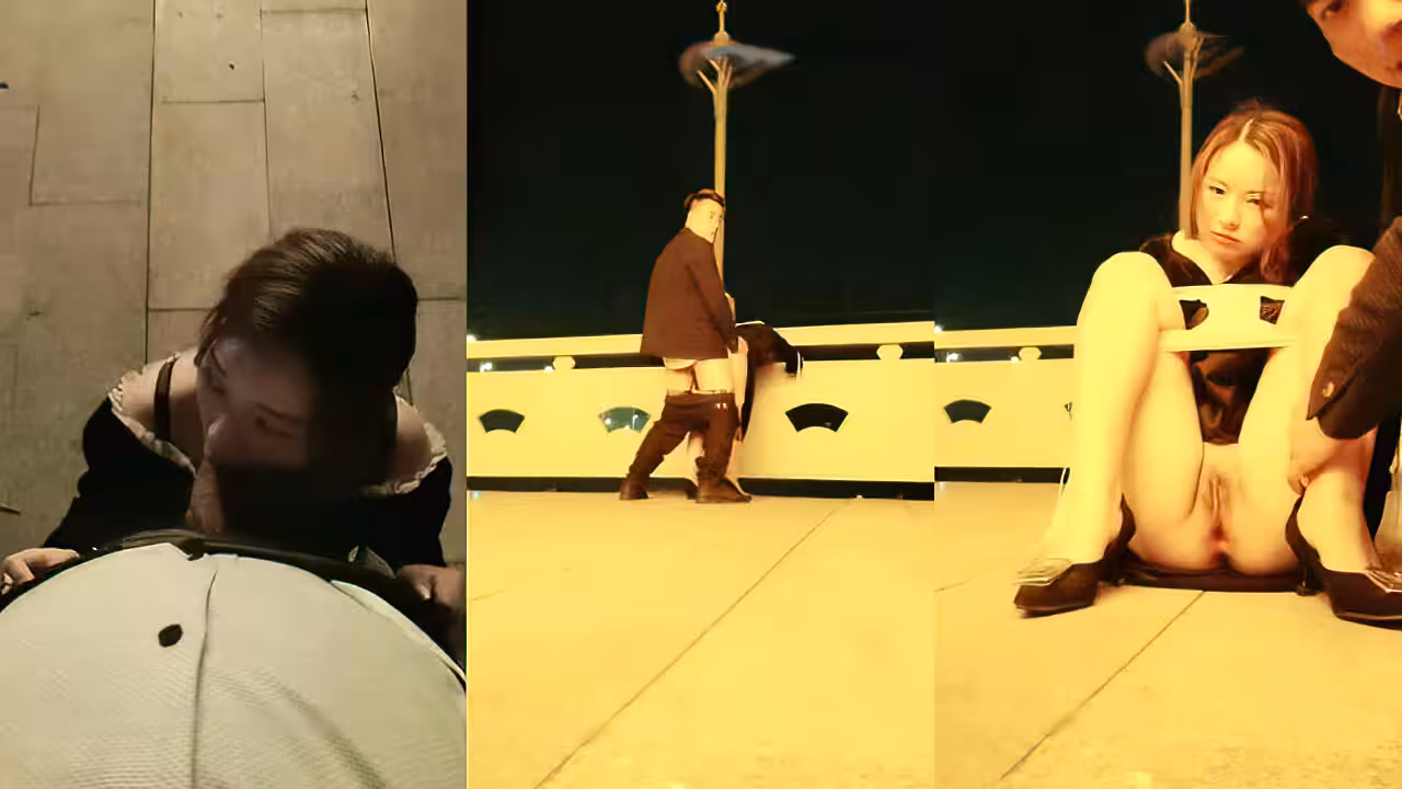 售樓小姐姐在公園戶外啪啪