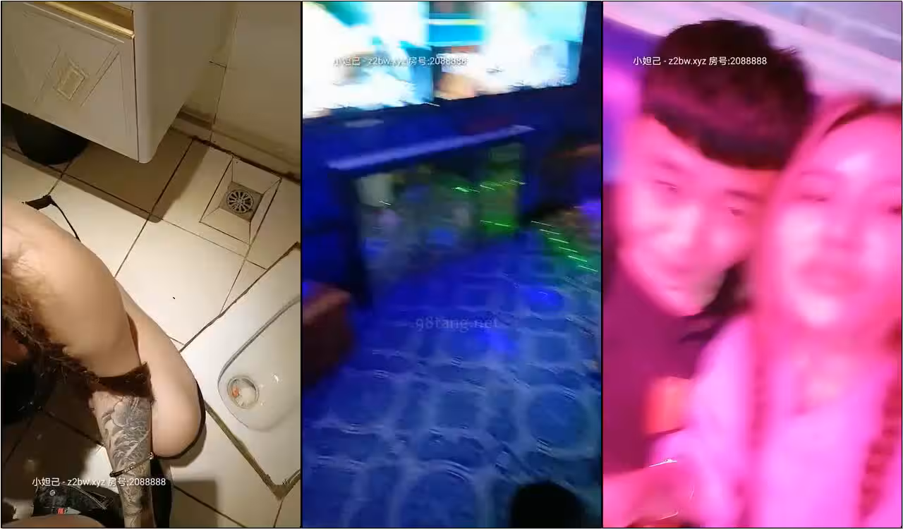 我和兄弟帶著小姐姐進入KTV里的洗手間 小姐姐吹簫的水平不夠高 兄弟插進蝴蝶逼