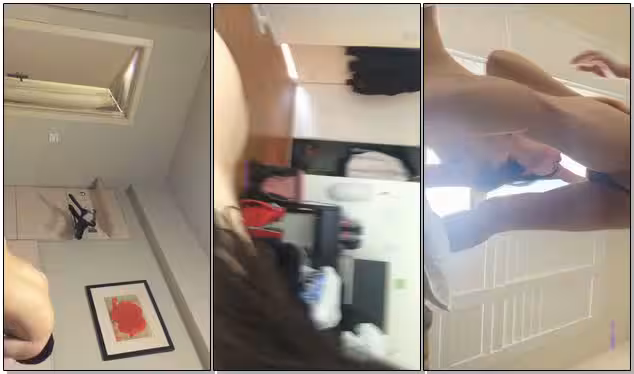 精品自拍-彎屌猛男各種姿勢爆插高顏值性感美女,美女受不了大叫,又把內褲塞她嘴裡對著鏡子後插!