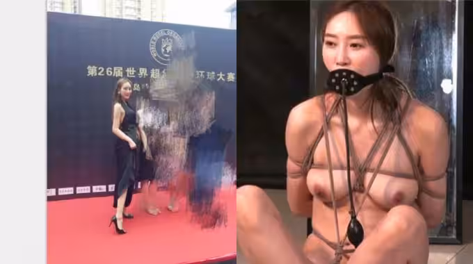 風吟鳥唱猥瑣攝影師潛規則風雲環球模特大賽亞洲小姐婷婷,大長腿極品身材SM口爆