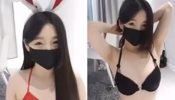 [韓國] 可愛俏麗的兔女郎今天不發牌~脫衣抖奶讓哥哥們爽一波~