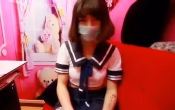 撩妹主題房約炮紋身小辣妹青春朝氣水手制服
