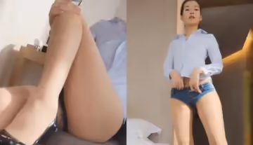 女大生換裝秀 修長美腿就是給足控的福利!!