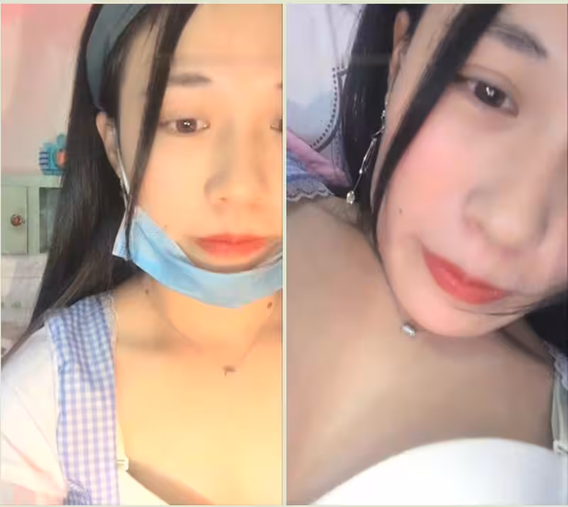 高顏值萌妹子女僕裝道具自慰 近距離特寫按摩器震動肥逼搞得很濕