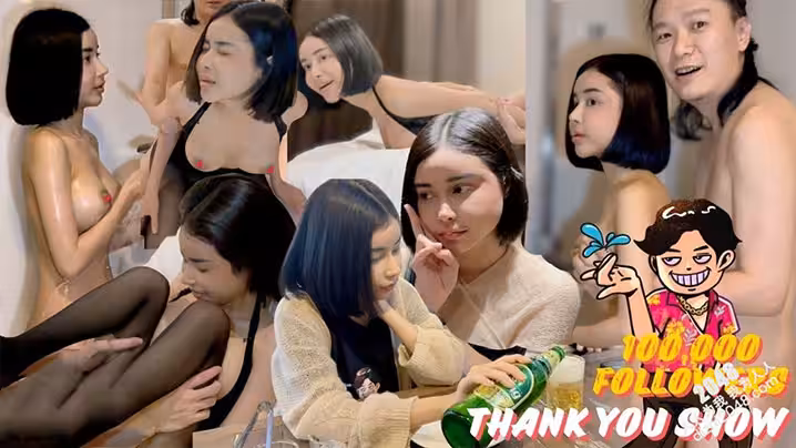 【恩凱 Enkai】10萬感謝祭EP.1 曼谷街頭巧遇短髮爆乳泰可愛的Fah 第1集就出包