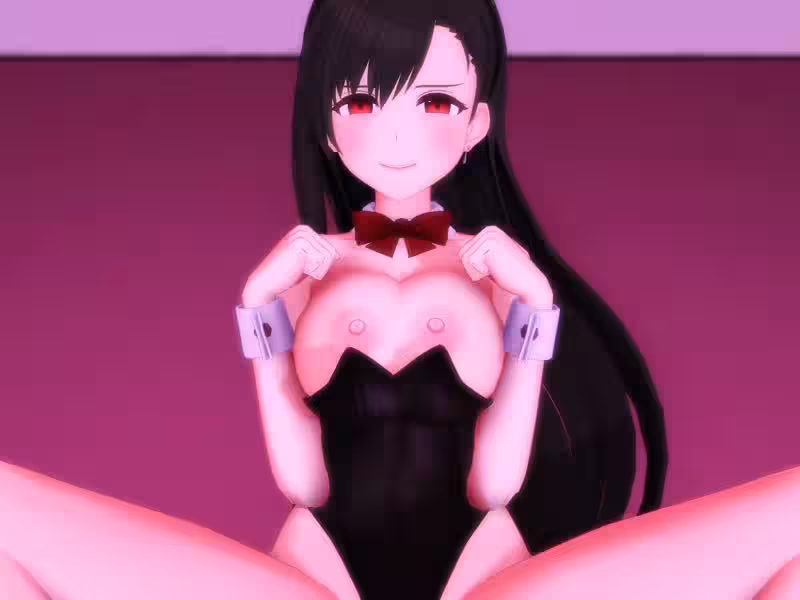 Kenji與色情兔子Tifa-chan共舞