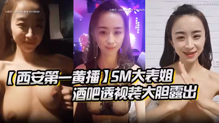 【西安第1黃播】SM大表姐，酒吧透視裝大膽露出，男廁放尿，電梯口被群男狂摸。