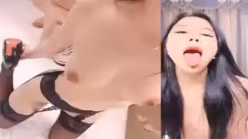黑絲弔帶高跟巨乳痴女遭狼友狂操，淫水四濺高潮不斷！