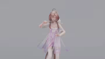 MMD22漢服真空淫紋樂正綾千里邀月