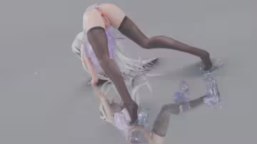 MMD20布料黑丝高跟鞋弱音BrownEyedGirls
