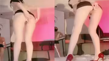 高跟肉絲苗條痴女近拍掰穴爆菊！淫聲浪語撩騷互動，道具玩弄粉嫩小穴