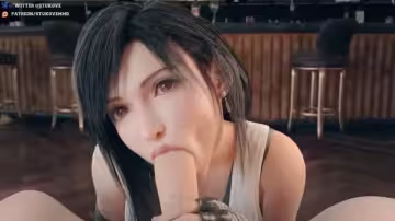 [最終幻想3D] 痴女蒂法的肉體沉淪 雞巴崇拜者の究極侍奉