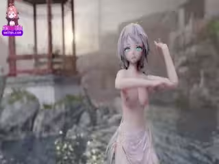 MMD48白絲漢服洛天依霜雪千年