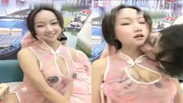 巨乳韓奶兒薄紗透視裝誘惑，啪啪秀高潮噴水不停
