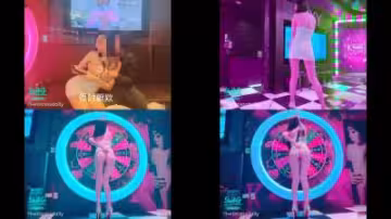 前凸後翹巨乳長腿夜店公主被王董點台，包廂玩骰子輸了遭瘋狂爆操，浪叫呻吟混合淫語不斷超刺激！