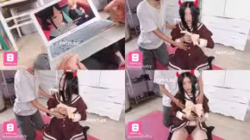 動漫風爆乳美少女破次元體驗真實口爆，聯手地球宅男上演極致誘惑！