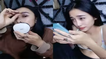 滿背刺青辣媽全程露臉！夫妻激情直播啪啪大戰，嬌喘連連真實記錄