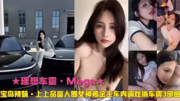 【理想車震·Meg.a】寶島辣妹上上品富人圈女神被金主車內調戲搞車震3部曲