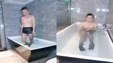 氣質女神蜜桃CC浴缸天天遭狠操，水中觀音坐蓮欲仙欲死！