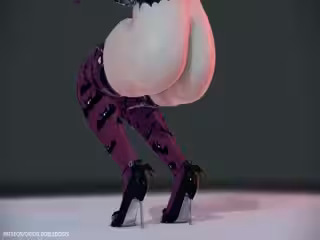 Haku魅魔晚安吻無盡MMD3D裸色深紅色襪子和手套Smixix顏色編輯