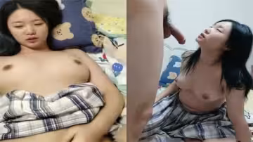 肉感學生妹跪舔為狼友口交，結果被操得浪叫連連！