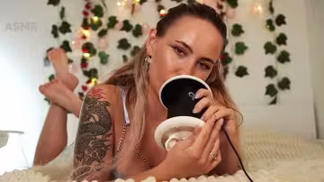ASMR JOI - 濕潤的陰道聲音與耳朵舔舐