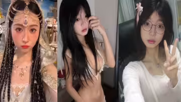 高校大一學生妹【鄭可潔】被黃毛帶入酒店做愛視頻流出，嬌嫩肉體被兇猛插入激情滿滿