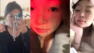 華東師範大學極品反差眼鏡妹【薛莉佳】白天在學校是老師眼中的三好生，晚上在床上就是主人的愛犬