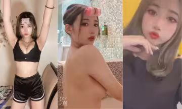 台灣G奶眼鏡美女想當藝人，被假經紀人忽悠拍攝各種騷姿視頻
