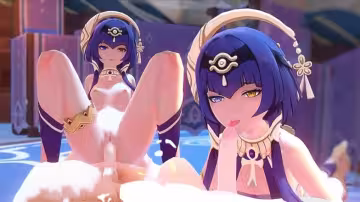 【3D】崩壞AKT-坎蒂絲把旅行者干到軟了
