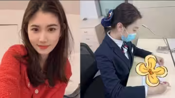 杭州泰隆銀行超美女員工【黃曉靑】顏值清純非常漂亮，兩條大美腿更是誘人，多次婚內出軌換妻玩SM