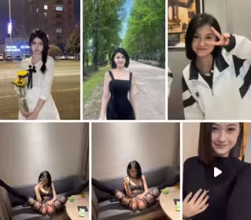 短髮高顏值的大學生【郭奕函】，從課堂上的俏皮少女，化身私下裡的騷浪母狗，心甘情願淪為洩慾的玩物！