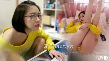 【JVID】全裸劇情宅女「雅捷」走出虛擬の真實性愛