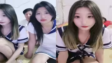 【3D奶糖】付費直播：兩位清純學生妹裸聊激情秀，愛愛實拍流出！