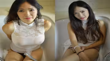 絕美巨乳女神雨涵：可甜可辣小女警浴缸誘惑，紅色古裝唯美沐浴