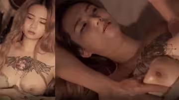JVID紋身豪乳孟若羽新作：極樂按摩玩弄濕嫩菊穴！不讓掰開卻爽到淫叫連連～