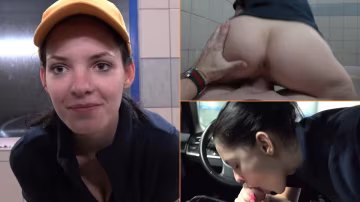 這個洗車妹有點辣哦