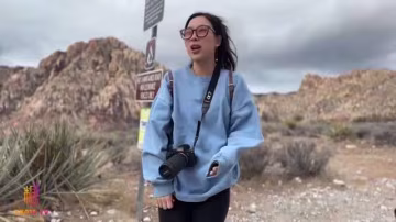 亞裔反差騷貨【Elle Lee】戶外誘惑 迷路旅行者搭車感謝方式 給車主深喉吃雞口爆顏射#騷逼#挑逗#街拍街射