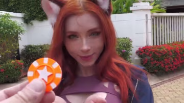 網紅福利姬毛子美女Cosplay【Sweetie_Fox 】甜美小狐狸戶外公開挑逗脫光，只剩比基尼！#白虎#騷逼#性交