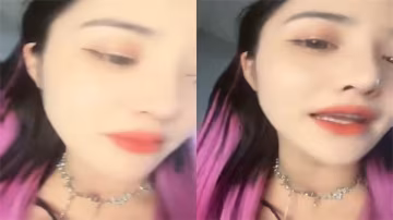 肥臀痴女饑渴難耐，口交挑逗狼友，自慰扣逼高潮狂噴！