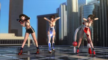 3D 格鬥三人娘