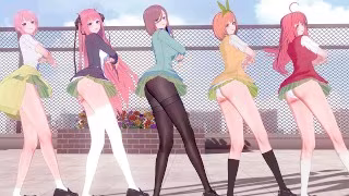 五等分絕美花嫁姐妹花！輪番狂野榨乾肉棒，騷穴內射爆漿