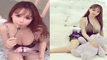 巨乳護士送口罩上門被男友撞見 溫柔可愛慘遭內射