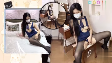 白膚性感御姐【luna姐姐】最新作品《特殊空姐》後入清純空姐蜜桃臀，無套猛操高潮騷叫不停