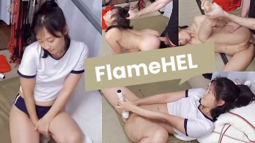 青春美眉【FlameHEL】振動棒自慰小穴，被大洋屌無套爆插她緊緻的菊花，顏射一臉精液