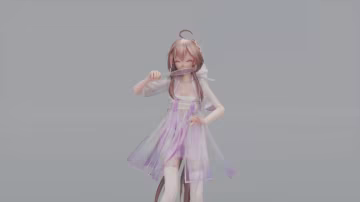 MMD22 漢服真空淫紋樂正綾千里邀月 極品古風騷貨被操到汁液橫流